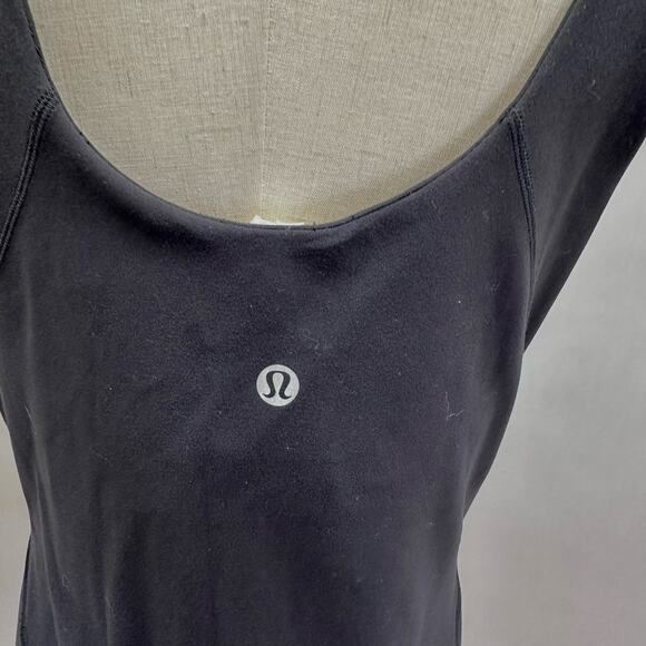 Lululemon Align Onesie 8" in Black Size‎ 12 One Piece Bodysuit Bike Shorts - Picture 10 of 16